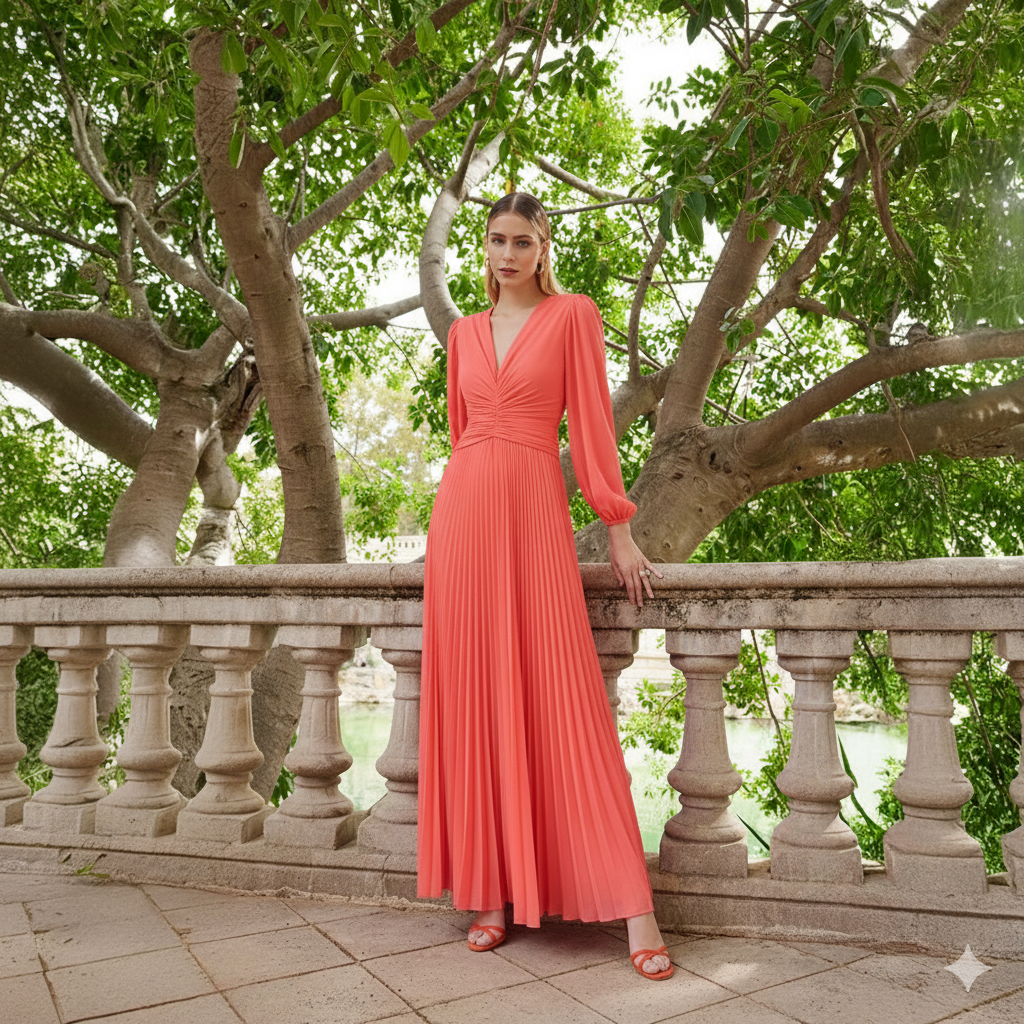 Vestido Largo Lola Olmos ML24/42