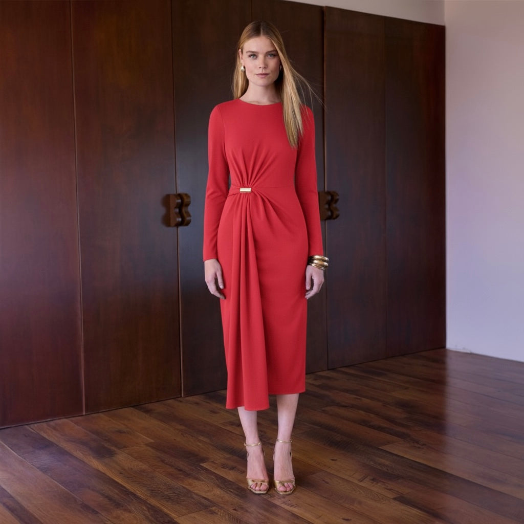 Vestido Midi Lola Olmos MF25/A04
