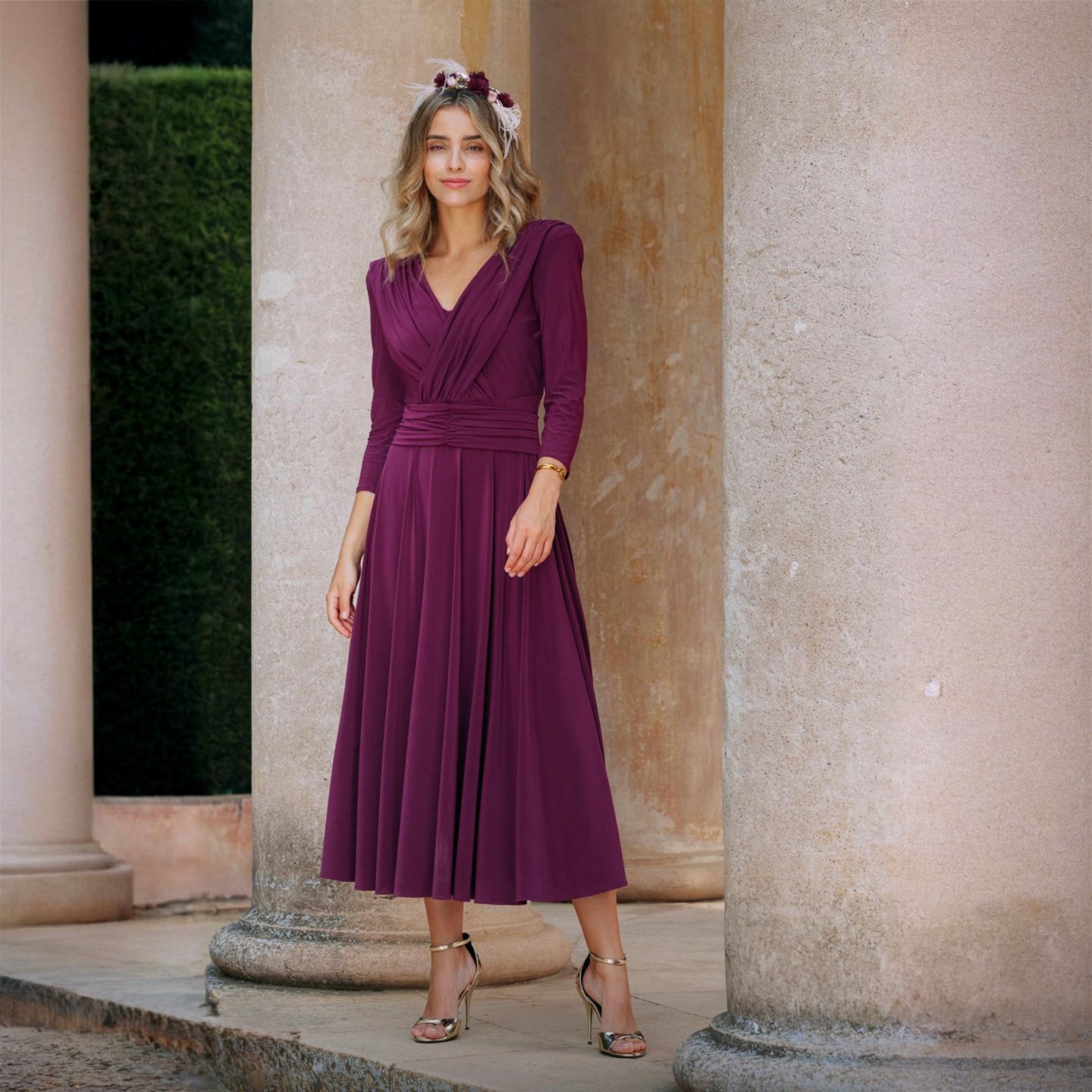 Vestido Midi Lola Olmos MF25/A03