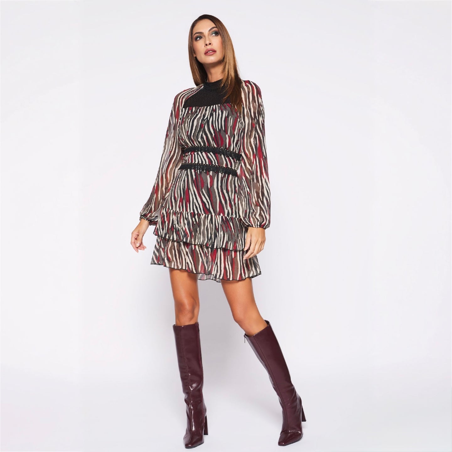 Vestido Corto Lola Olmos MS25/55