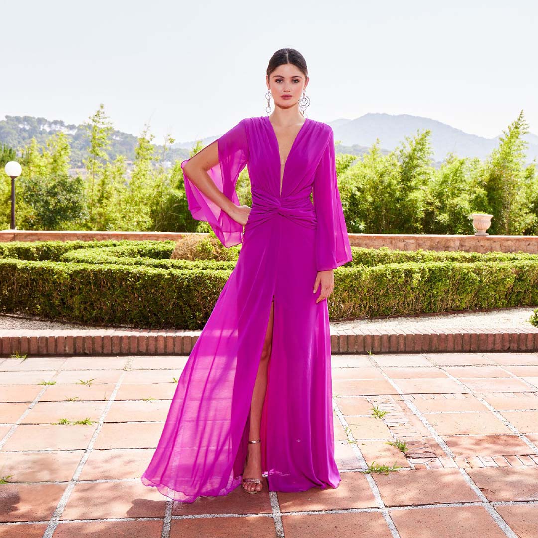 Vestido Largo Lola Olmos ML25/A12