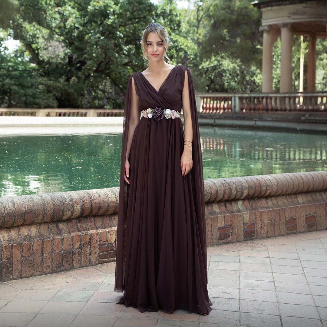 Vestido Largo Lola Olmos ML25/A15