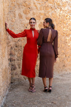 Cargar imagen en el visor de la galería, Vestido Midi Lola Olmos MF25/88
