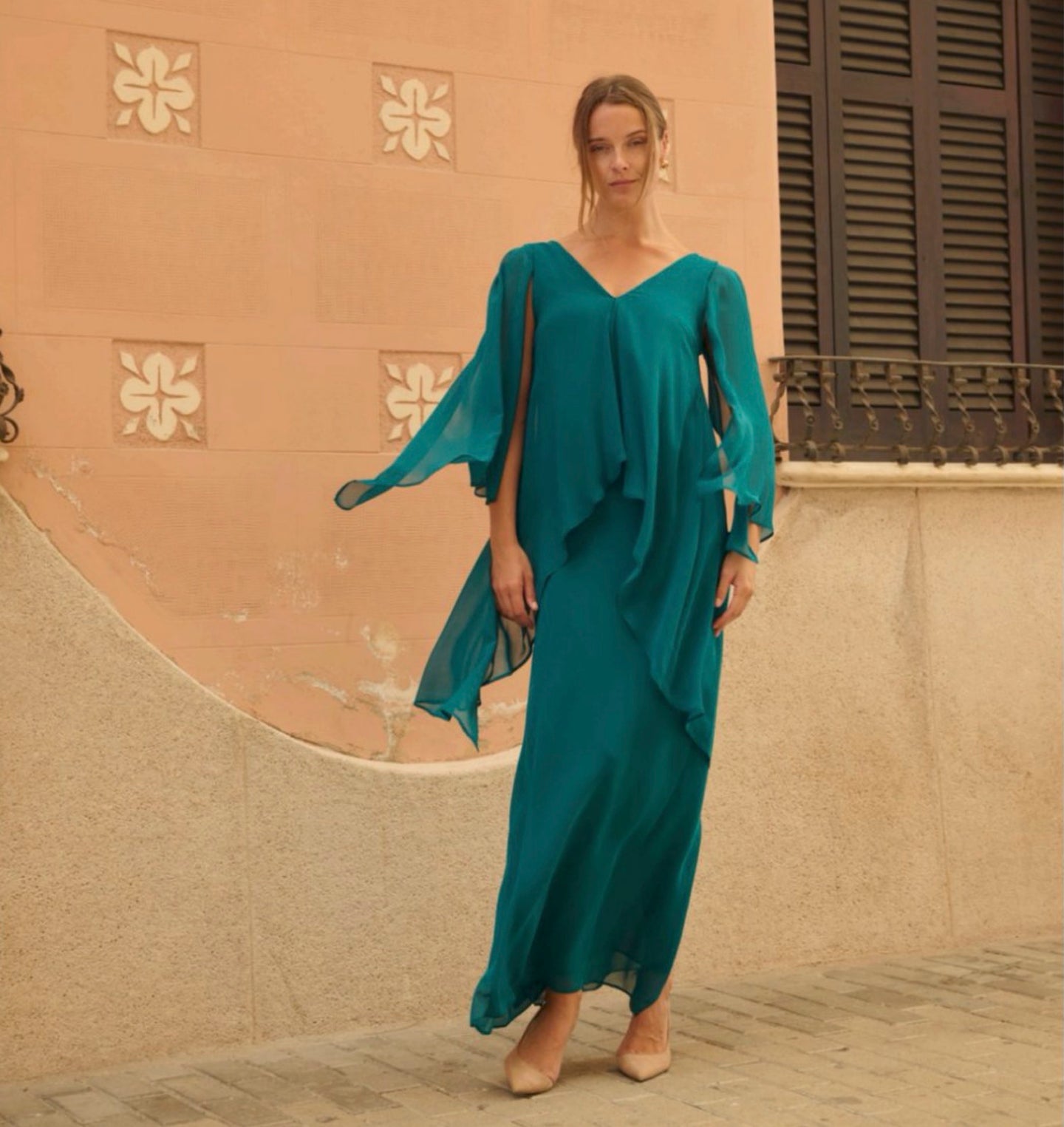 Vestido Largo Lola Olmos ML26/41