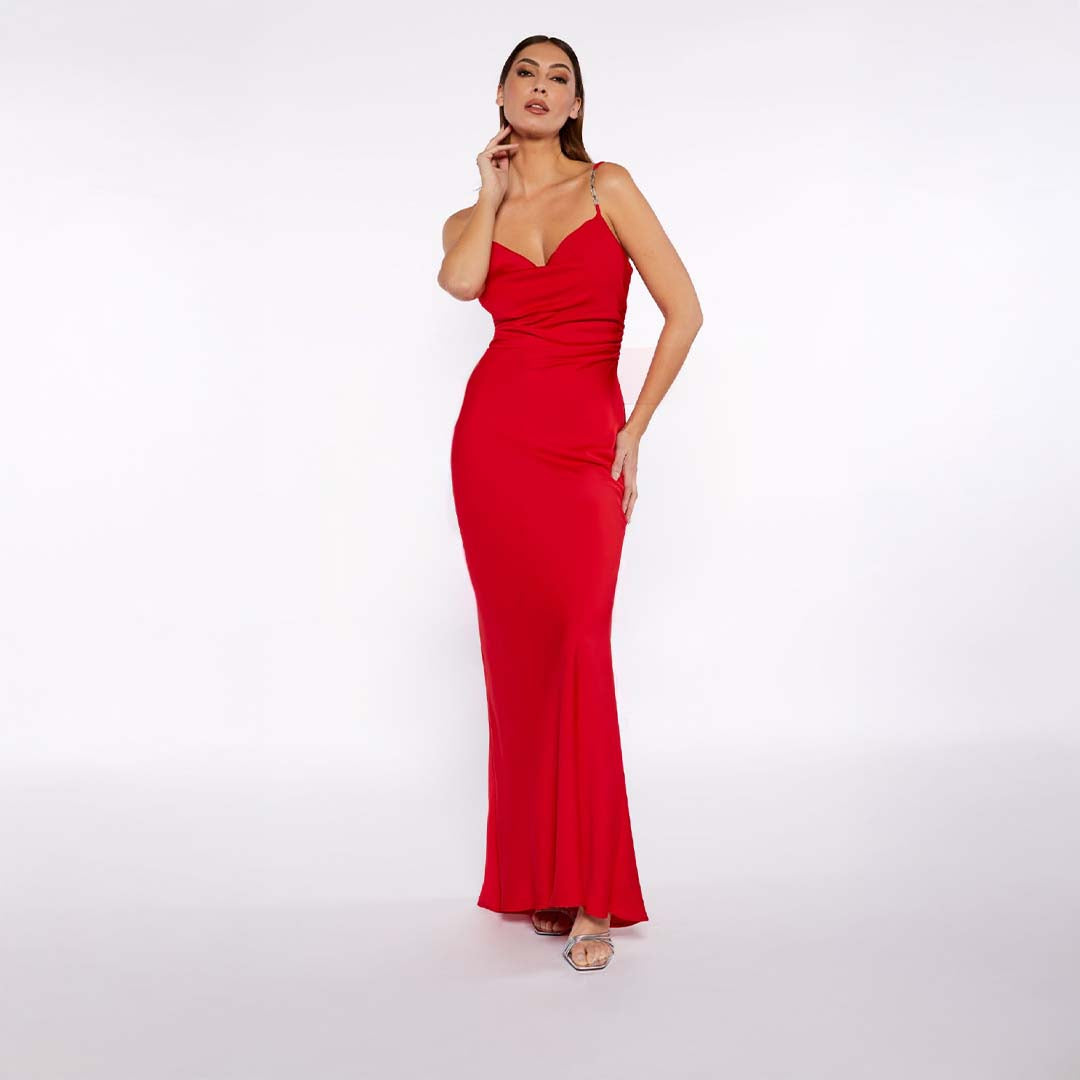 Vestido Largo Lola Olmos ML24/30