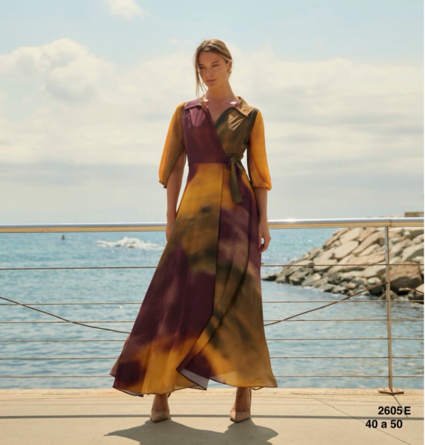 Vestido Largo Lola Olmos ML26/42